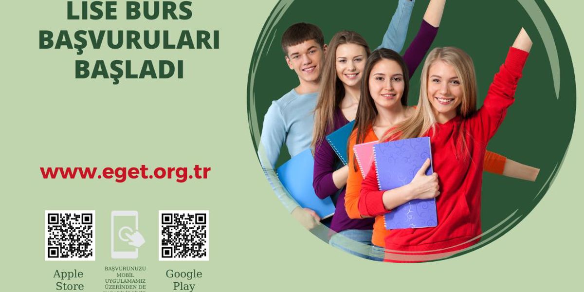 EGET VAKFI LİSE ÖĞRENCİLERİNE DE BURS VERMEYE BAŞLADI