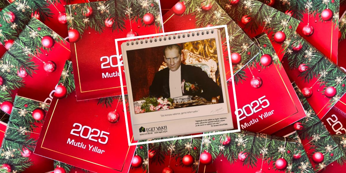 FİKRET BARUTÇU’DAN EGET VAKFI’NA DEĞERLİ BİR HEDİYE: ATATÜRK’ÜN FOTOĞRAFLARINDAN OLUŞAN ÖZEL TAKVİM