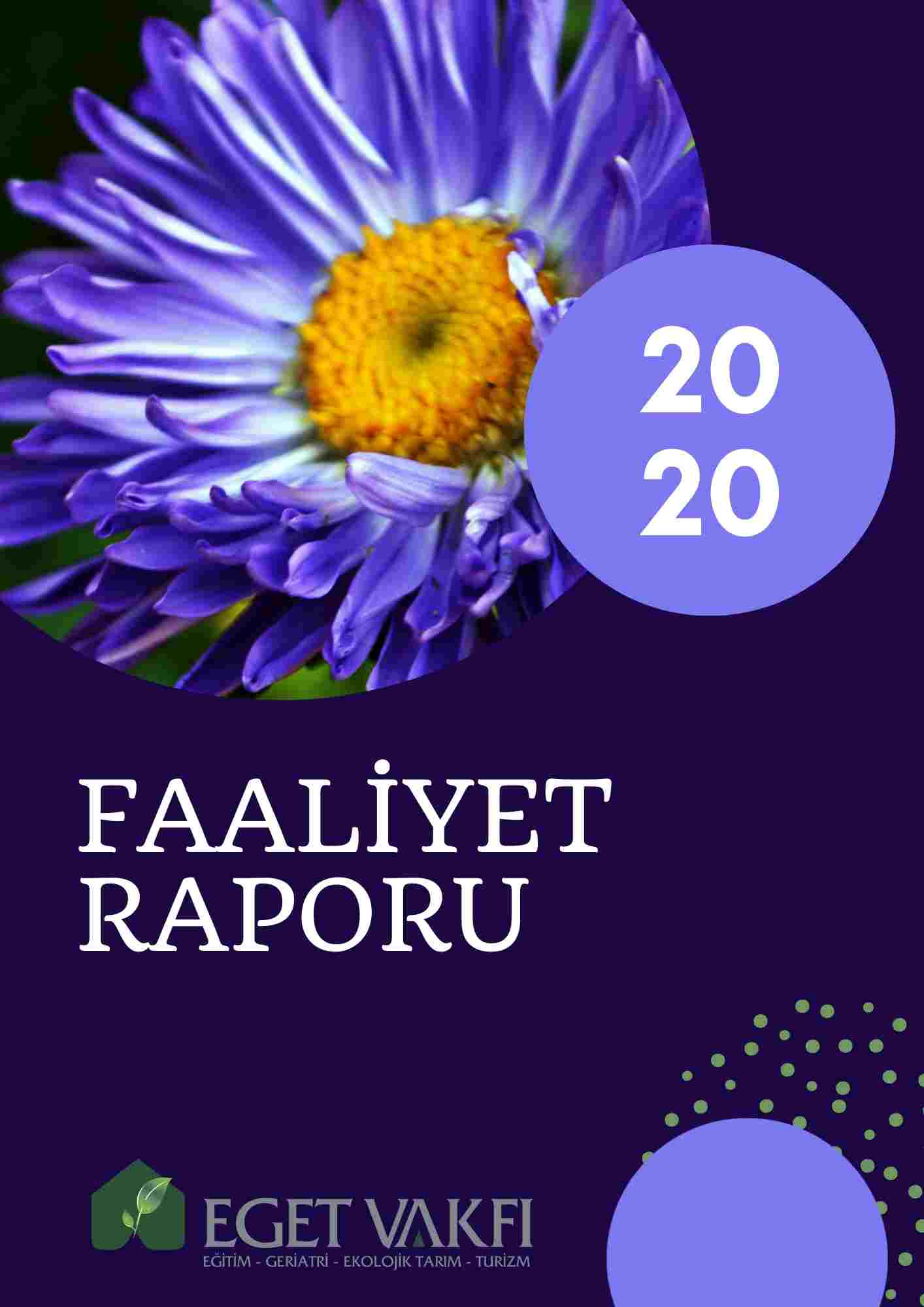 2020 YILI FAALİYET RAPORU